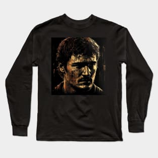 The Last of Us Pedro Pascal Joel inspired design Long Sleeve T-Shirt